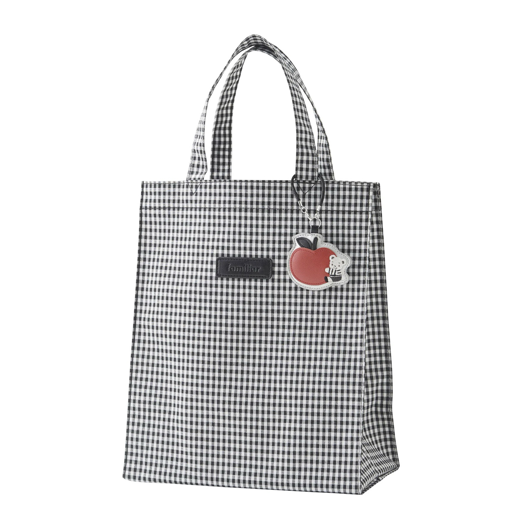 familiar - 新品未開封 ファミリア トートバッグ ギンガムチェックの