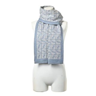 FENDI - フェンディ FENDI ストール マフラー ズッカ柄 ウール 美品