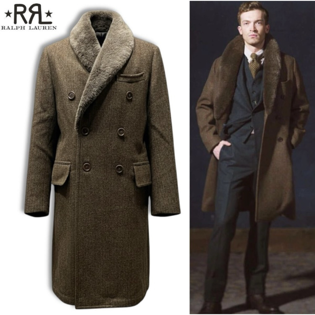 RRL - 【傑作】RRL ダブルアールエル シアリングカラー ツイード