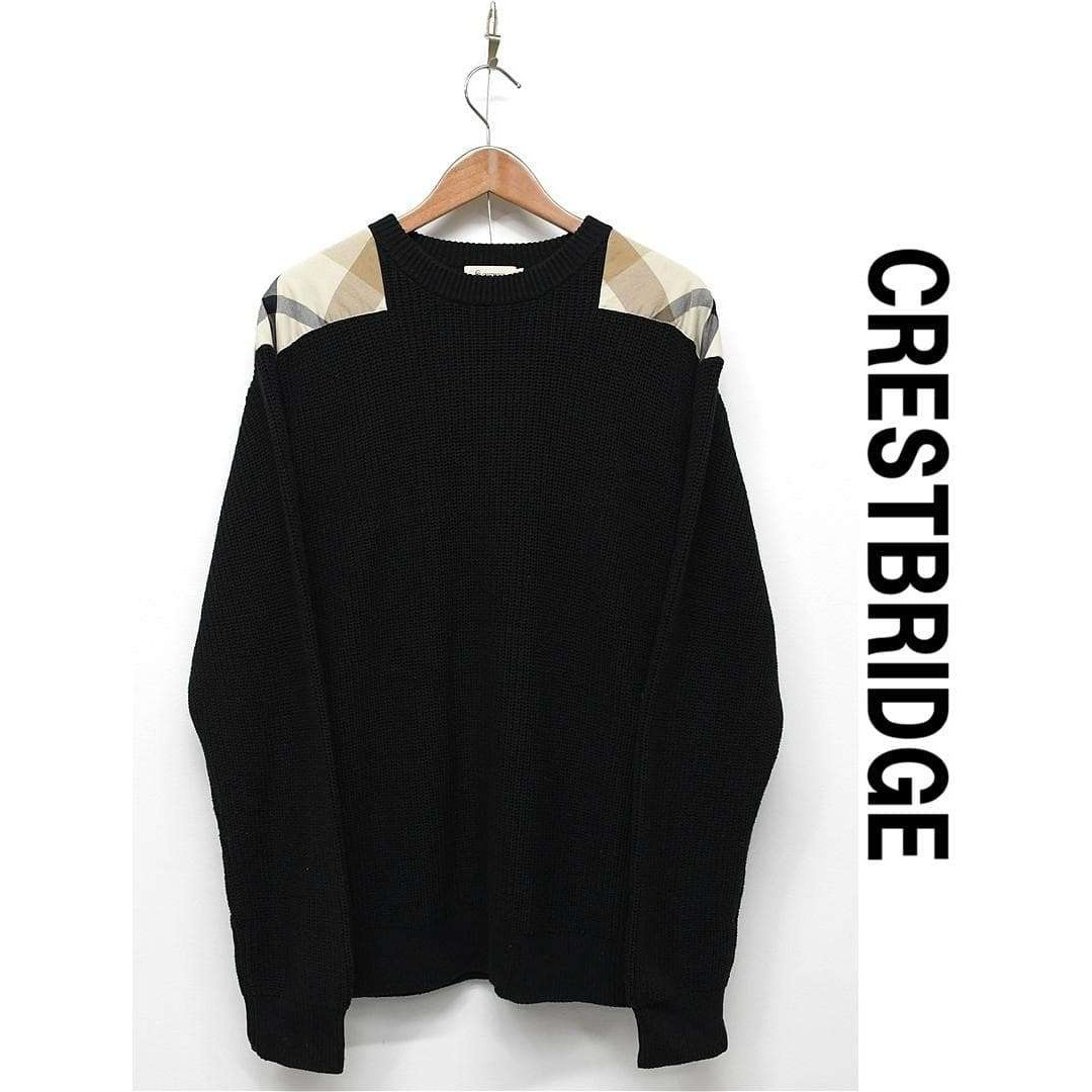 F503/CB CRESTBRIDGE ローゲージ アゼニット コマンドセーター