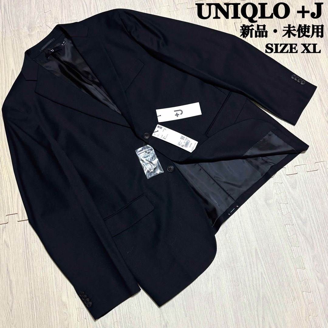 UNIQLO - UNIQLO +J ウールジャケット ブラック サイズXL 21AW 完売品