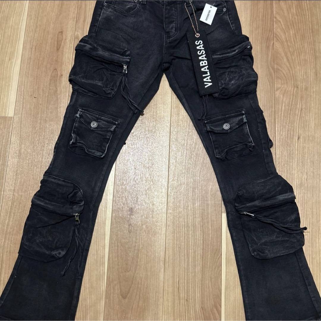 新品未使用】valabasas マルチポケットカーゴデニム29の通販 by