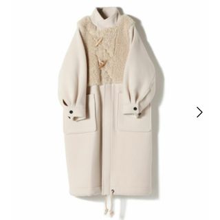 HYKE - 新品 HYKE DOUBLE FACE DUFFLE JACKET 黒 01の通販 by ちゃちゃ