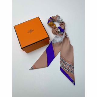 HERMES - HERMES エルメス シュシュ クラウディア ピンク系の通販 by