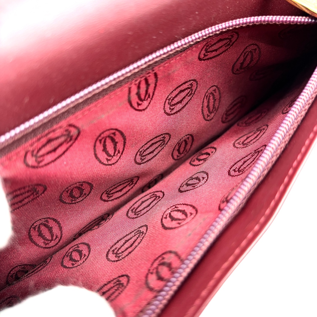 Cartier - 正規品・廃盤 Cartier カルティエ 長財布 マストライン ロゴ