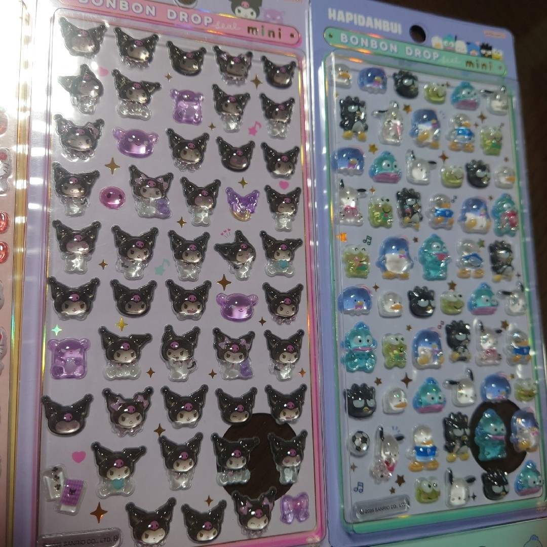ボンボンドロップシールmini サンリオ8種類コンプリートセット