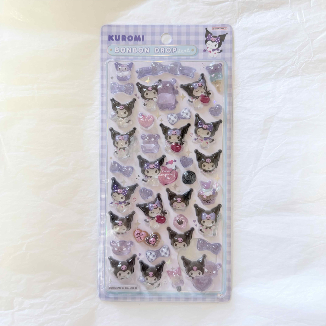 国内正規品 サンリオ ボンボンドロップシール第2弾 クロミボンボン