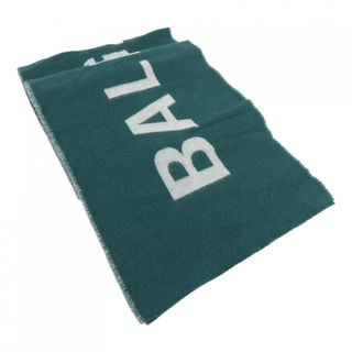 BALENCIAGA - 未使用品☆BALENCIAGA ピンク ロゴ ウールマフラーの通販