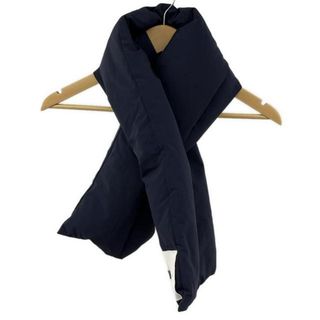 JIL SANDER - 訳あり激安 ジルサンダーダウンマフラー ネイビー JIL