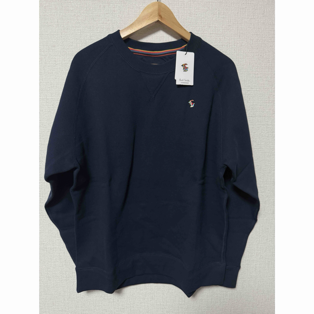 新品タグ付Paul Smith ネイビー 良い トレーナー Lサイズ 新品タグ付