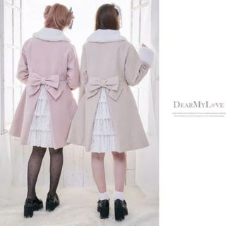 夢展望 - 姫系甘々お嬢様大人リボンコートピンク♪の通販 by にゃん