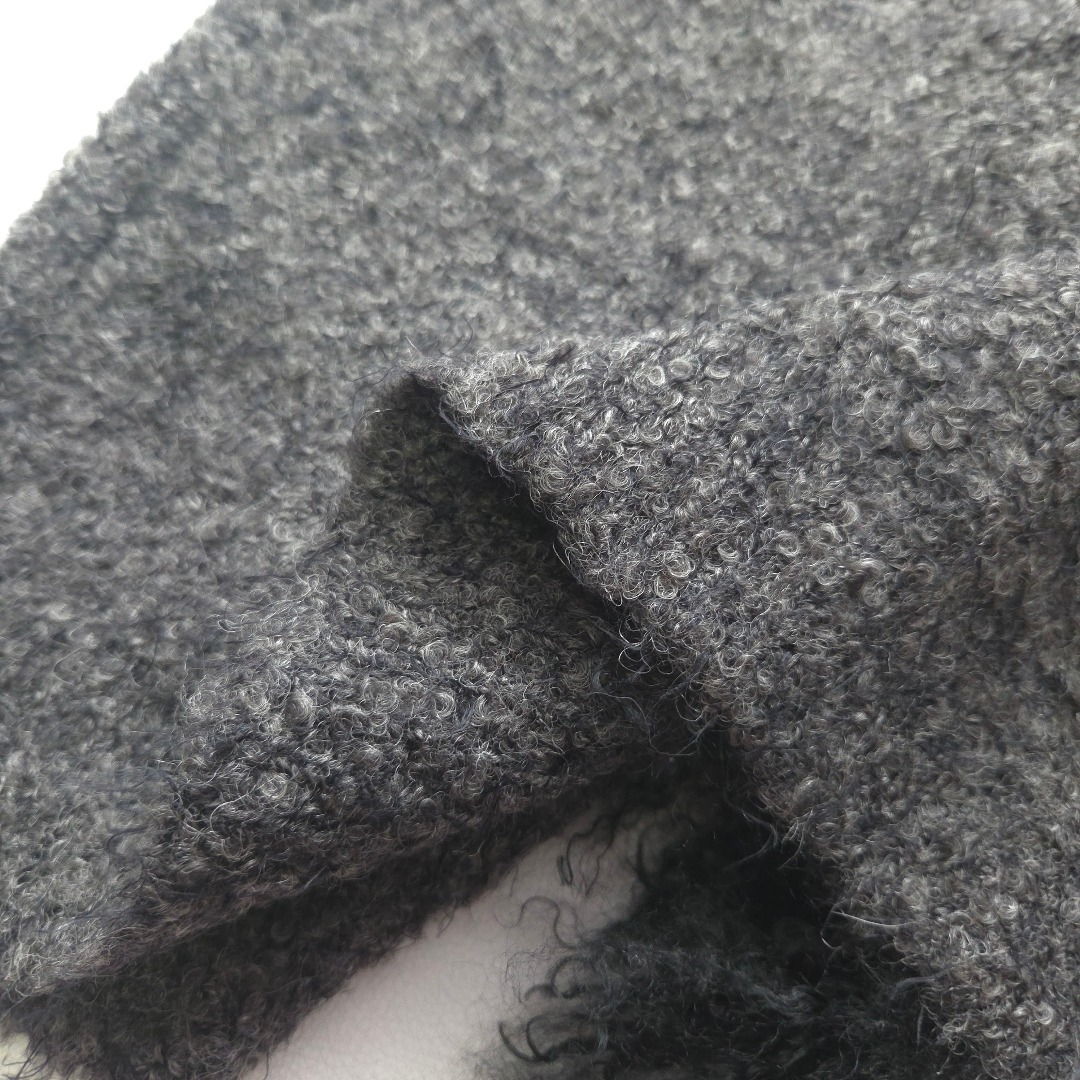 インゲボルグ ラムファー ロングベスト ジレ 羽織 カーディガン グレー 3 M