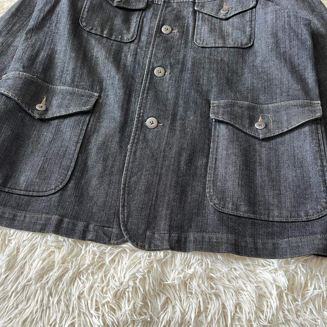 希少ホースピン✨未使用級バーバーリー ブラックデニムジャケットノバ