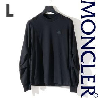 美品 MONCLER モンクレール 長袖 Tシャツ ロンT 紺色 Lサイズ 美品