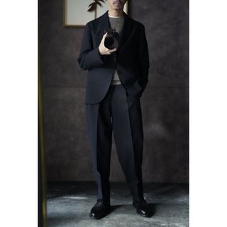 COMOLI - comoli コットン吊裏毛スウェットパンツ フェードブラック