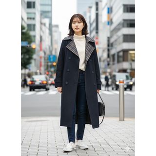 UNIQLO - ユニクロ+Jカシミヤブレンドラップロングコートの通販 by