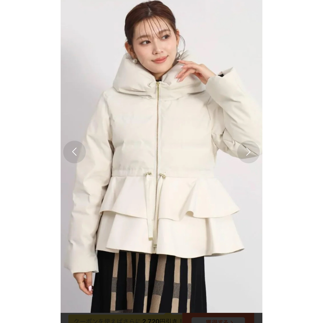 やまだ屋 - 値下げ！新品Vin FENNEL フリルペプラムダウンコートの通販