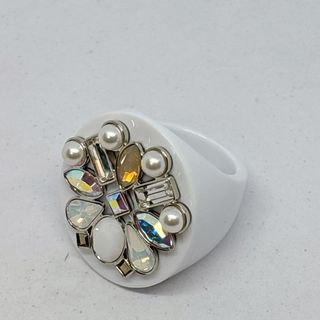 SWAROVSKI - スワロフスキー ニルヴァーナリング クリア×ゴールドの