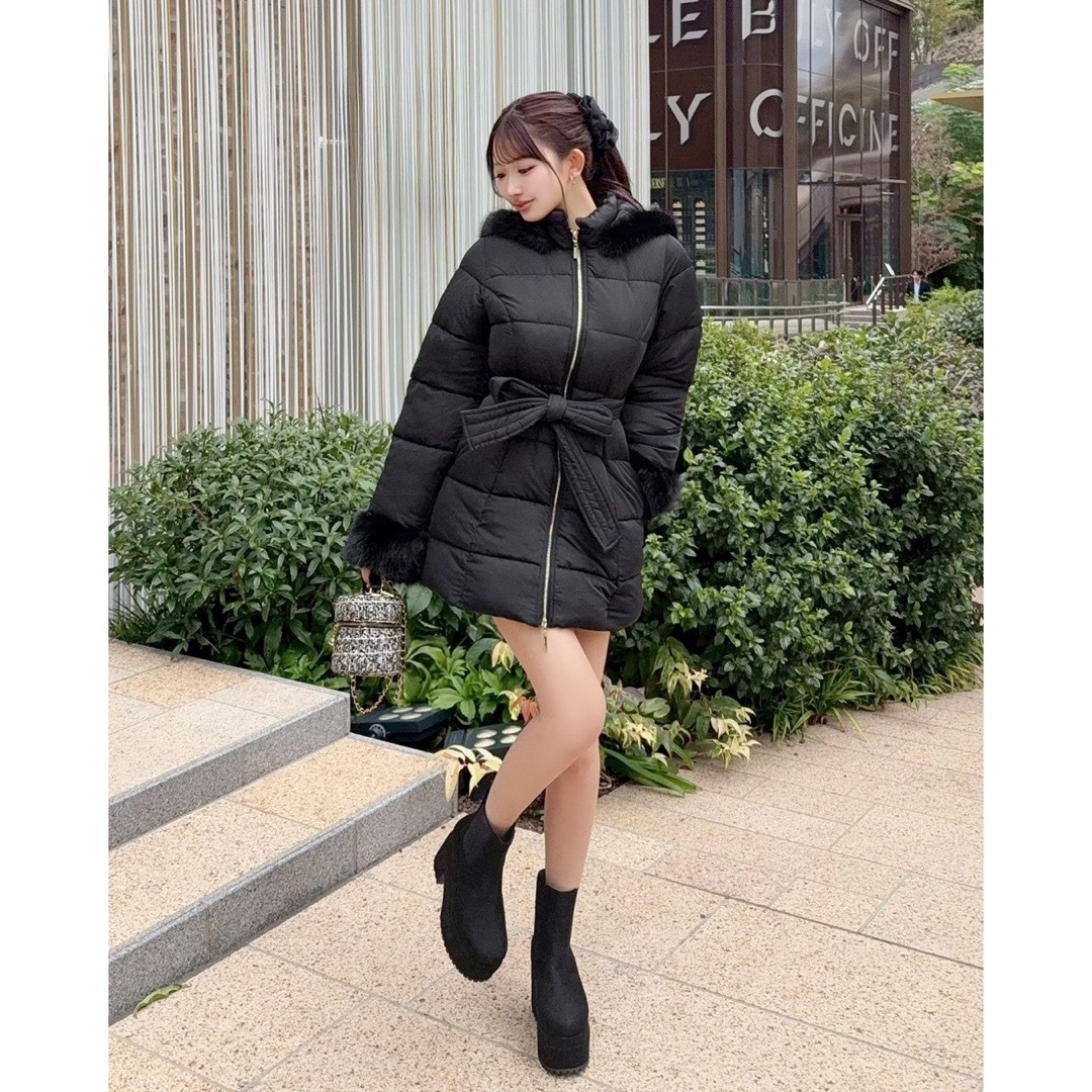 Cheri mi - 新品タグ付き シェリミー くびれリボンファイバーダウン