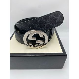 GUCCI - グッチ GUCCI レザーベルト Gマーク バックル付き 85・34