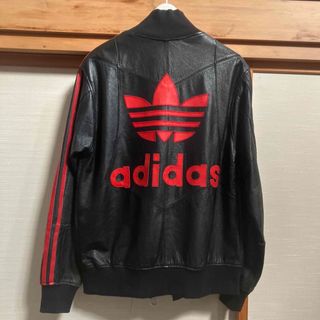 adidas - booさん adidas レザー ライダース W.ROHRL リアムギャラガー
