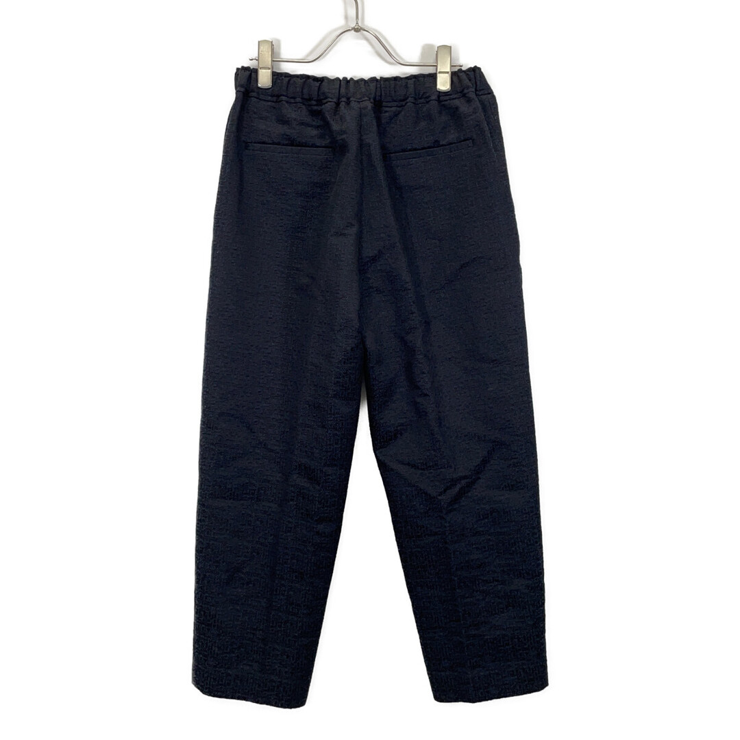 Drawerドゥロワー☆カスリジャガード テーパード パンツ36コットン