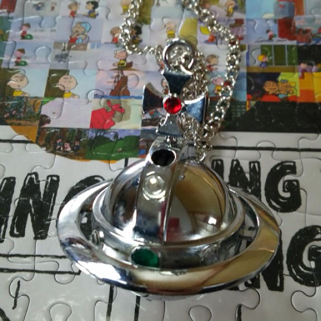 NANA】オーブライター ガスライター ネックレス オーブ 土星