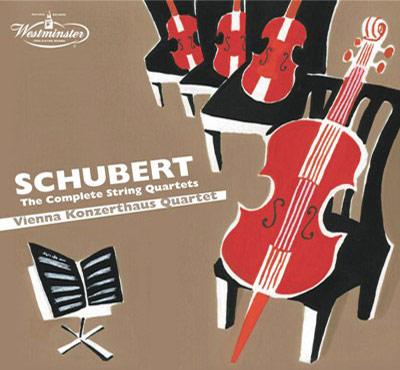 シューベルト：弦楽四重奏全集 ウィーン・コンツェルトハウス四重奏団