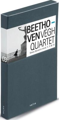 弦楽四重奏曲第6、7、11、14番 ヴェーグ四重奏団（1972