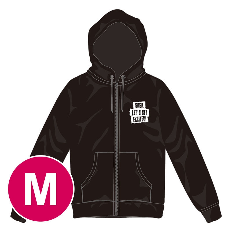 ZIPパーカー（M）/ フランシュシュ 佐賀よ共にわいてくれ : ゾンビ