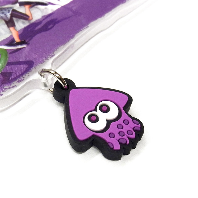 スプラトゥーン イカす ラバーつき アクリルキーホルダー 8種セット
