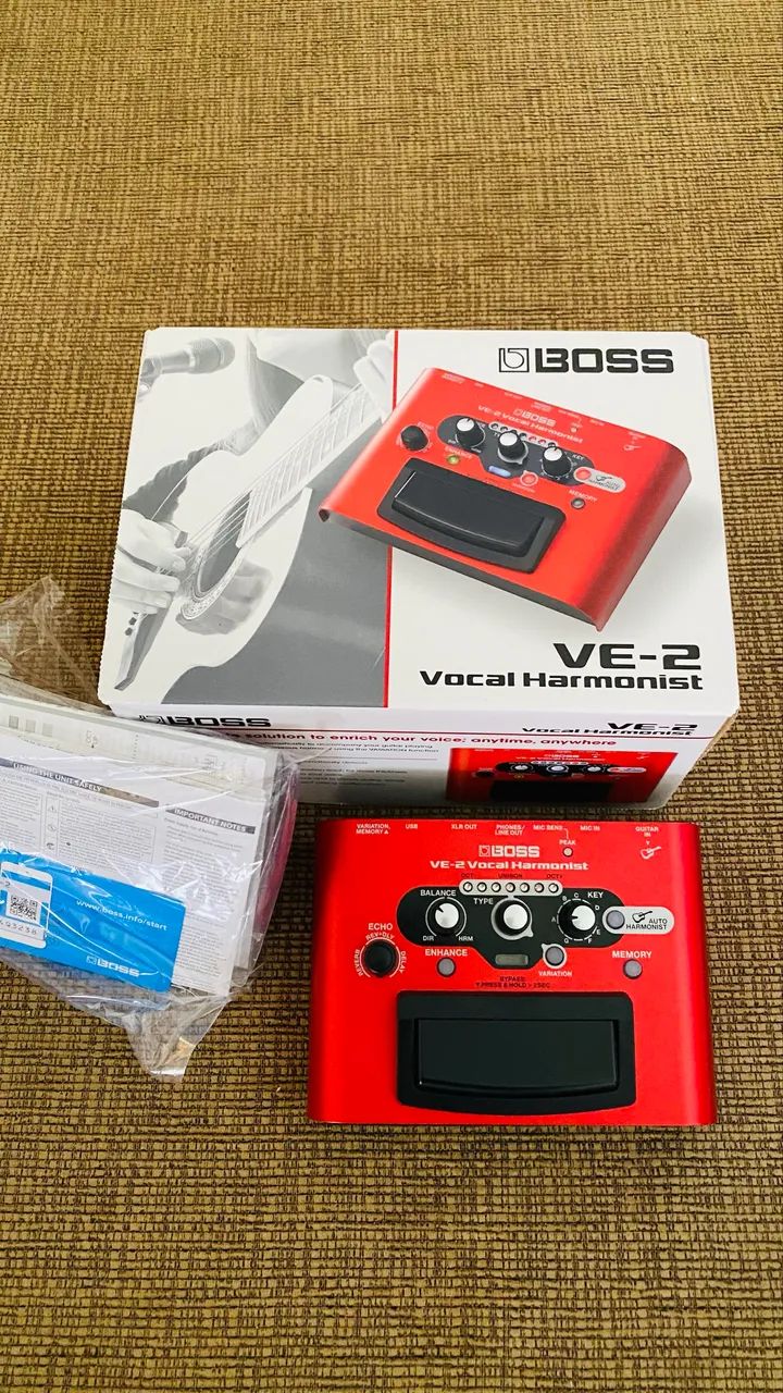 BOSS VE-2 Vocal Harmonist - Estado de Novo - R$ 1.600