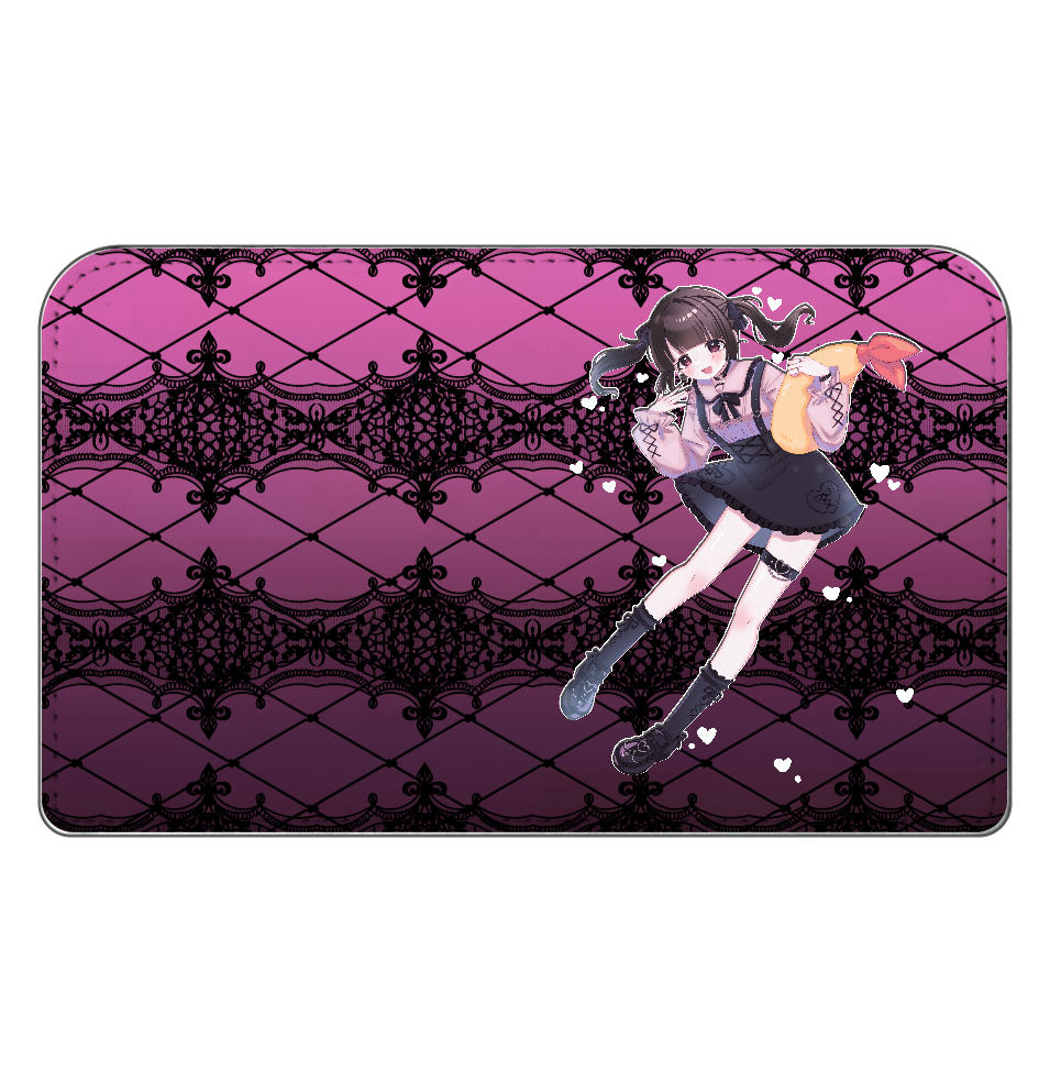 地雷系おいとまちゃんポーチスクエアレザーポーチの商品購入ページ