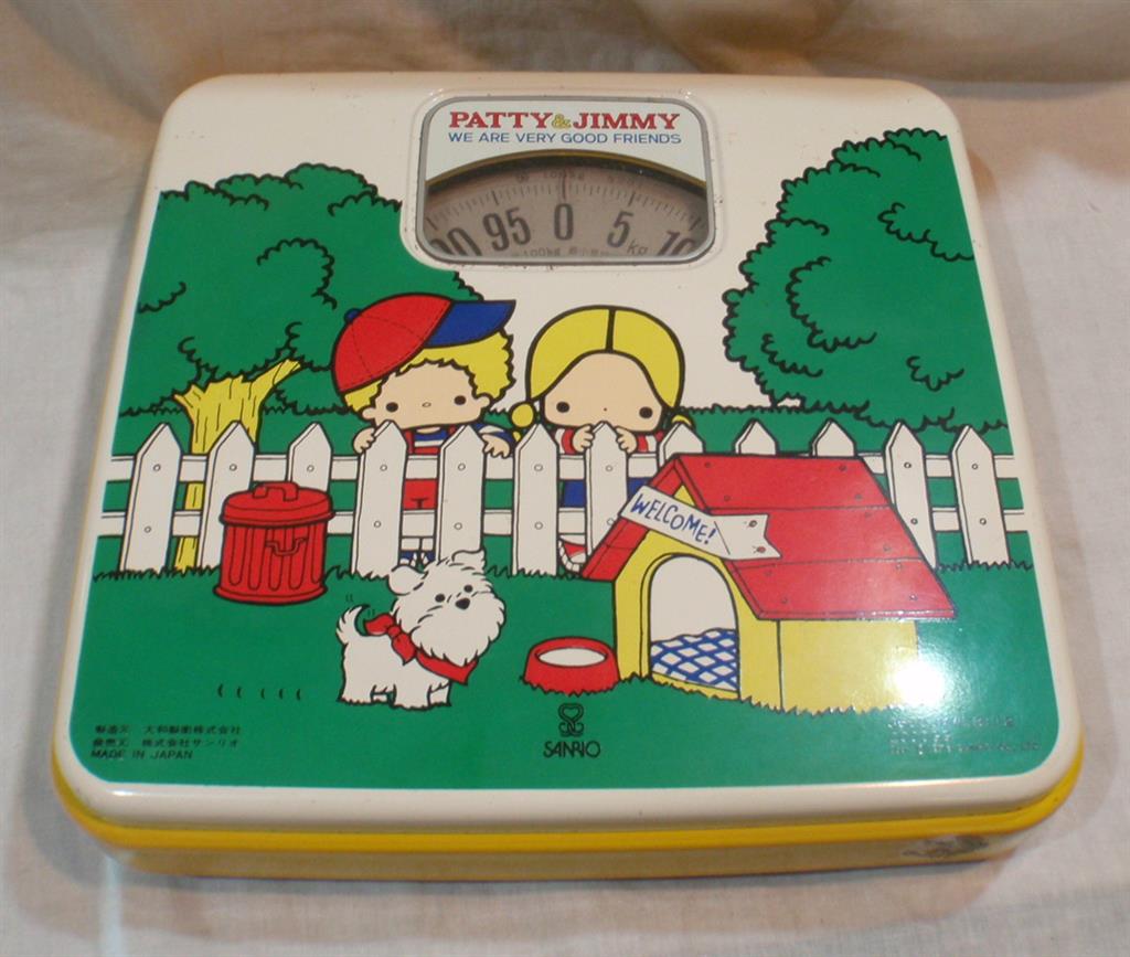 希少 サンリオ パティ＆ジミー 体重計 ヘルスメーター 1976 【公式通販】