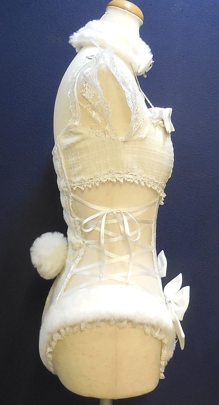 1/Malymoon/ベルチュールツイードバニー/ホワイト/女性用S/Mサイズ