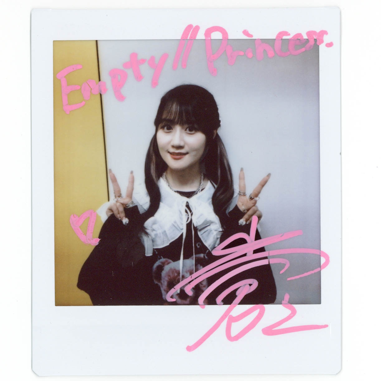 WEi ジュンソ MERRY RUi DAY 直筆サイン ポラロイド WEi ジュンソ