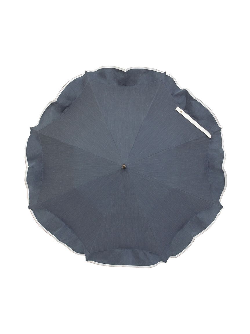 晴雨兼用折りたたみ日傘】グレイシー (Gracy) Denim frill 遮光99% 遮