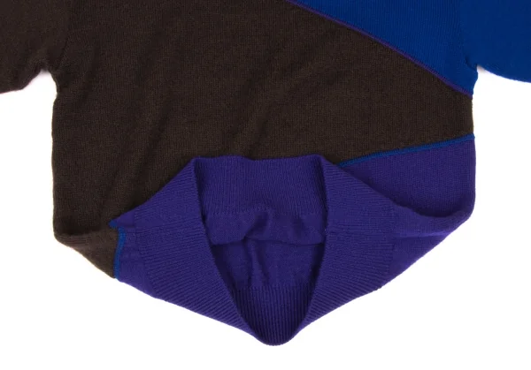 イッセイミヤケメンISSEY MIYAKEMEN ウールナイロン切替モックネック