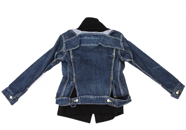 ヨウジヤマモト ファムYohji Yamamoto FEMME ウールニットドッキング