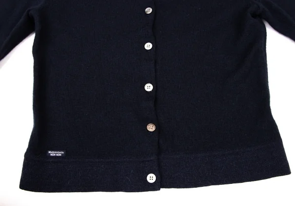 マドモアゼルノンノンMademoiselle NON NONアルパカクルーネックニット