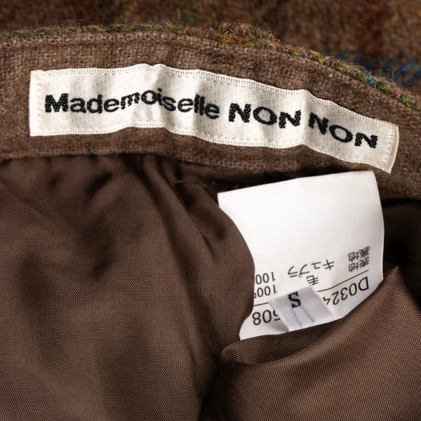 マドモアゼルノンノンMademoiselle NON NON ウールタックグラフ