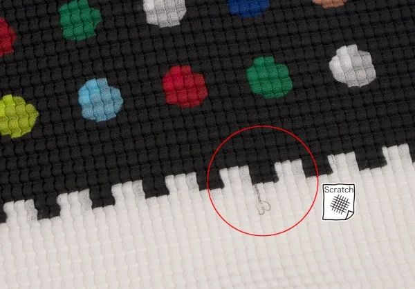 イッセイミヤケ ミーISSEY MIYAKE me カラフルドットストレッチ