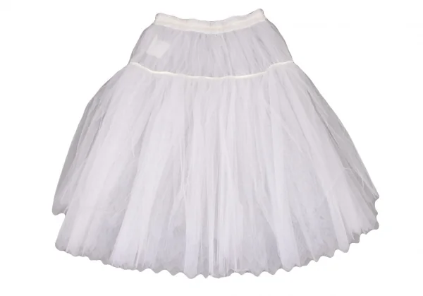 コムデギャルソンCOMME des GARCONSチュール切替スカート 白M (K-138017)