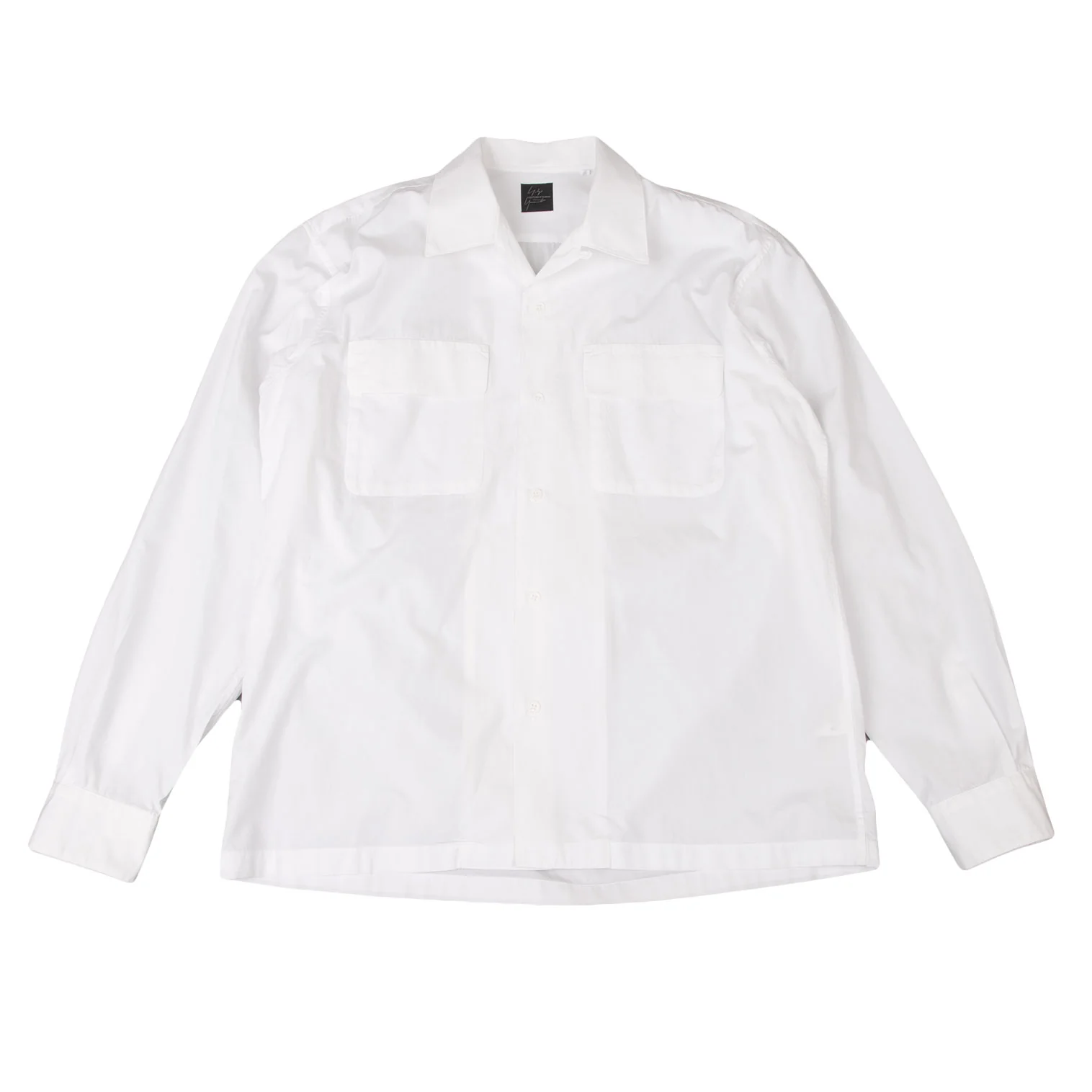 Yohji Yamamoto COSTUME D' HOMME Pocket Desing Open-collar Shirt