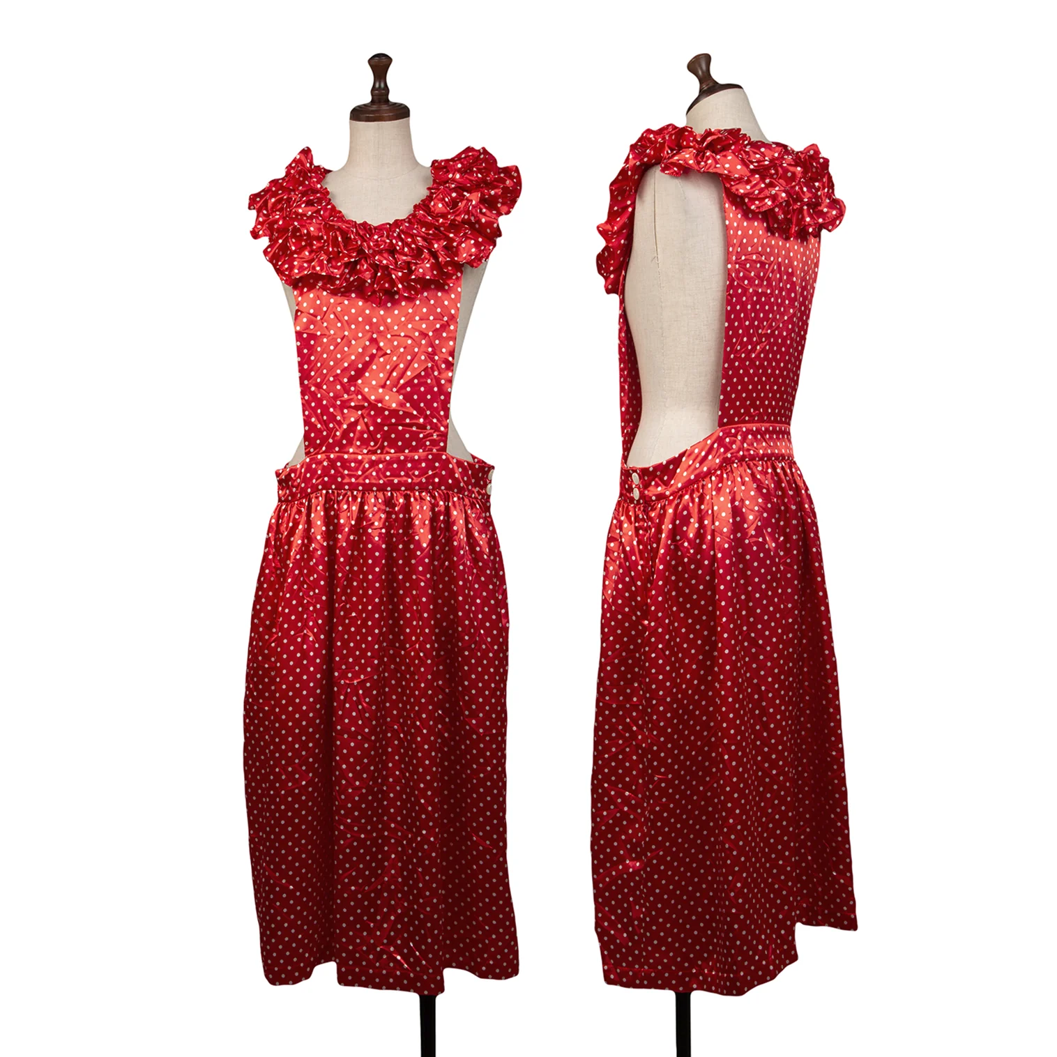 コムデギャルソン ガールCOMME des GARCONS GIRL ドットプリントフリル