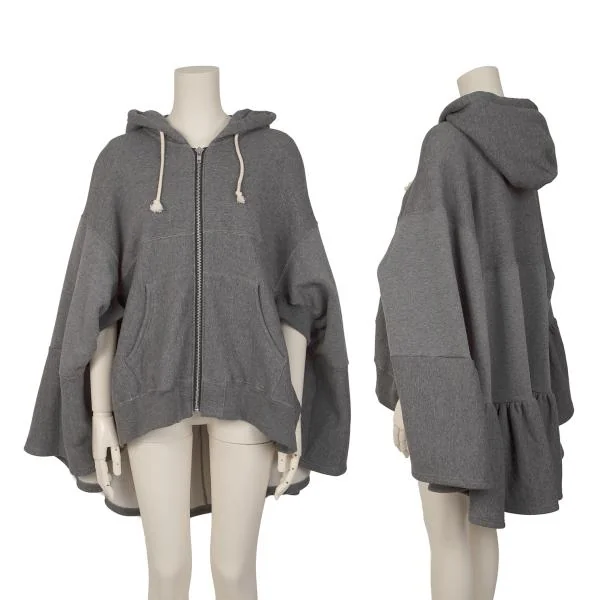 ジュンヤワタナベJUNYA WATANABE コットン変形フーデッドポンチョ