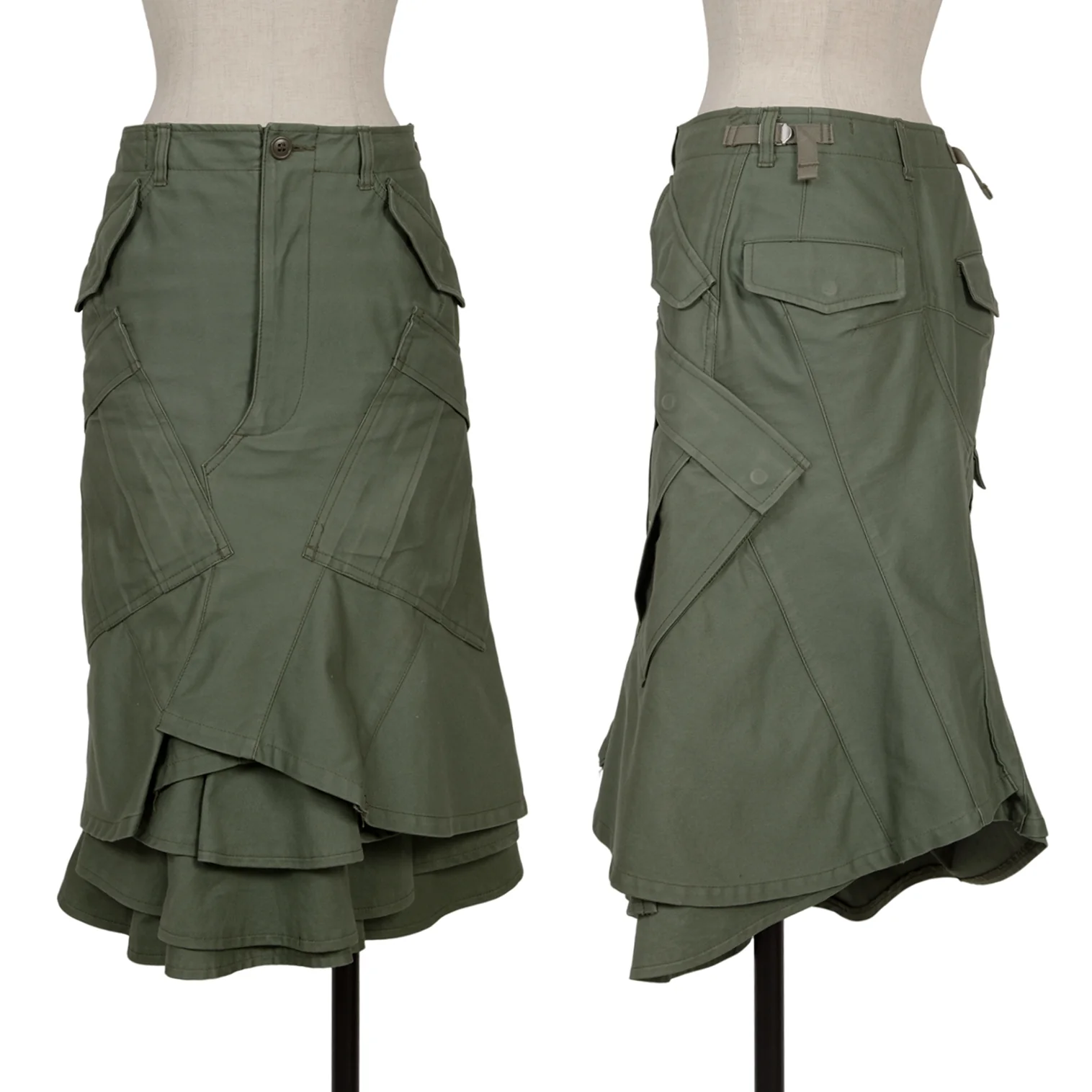JUNYA WATANABE COMME des GARCONS Remake Military Skirt Green XS (K