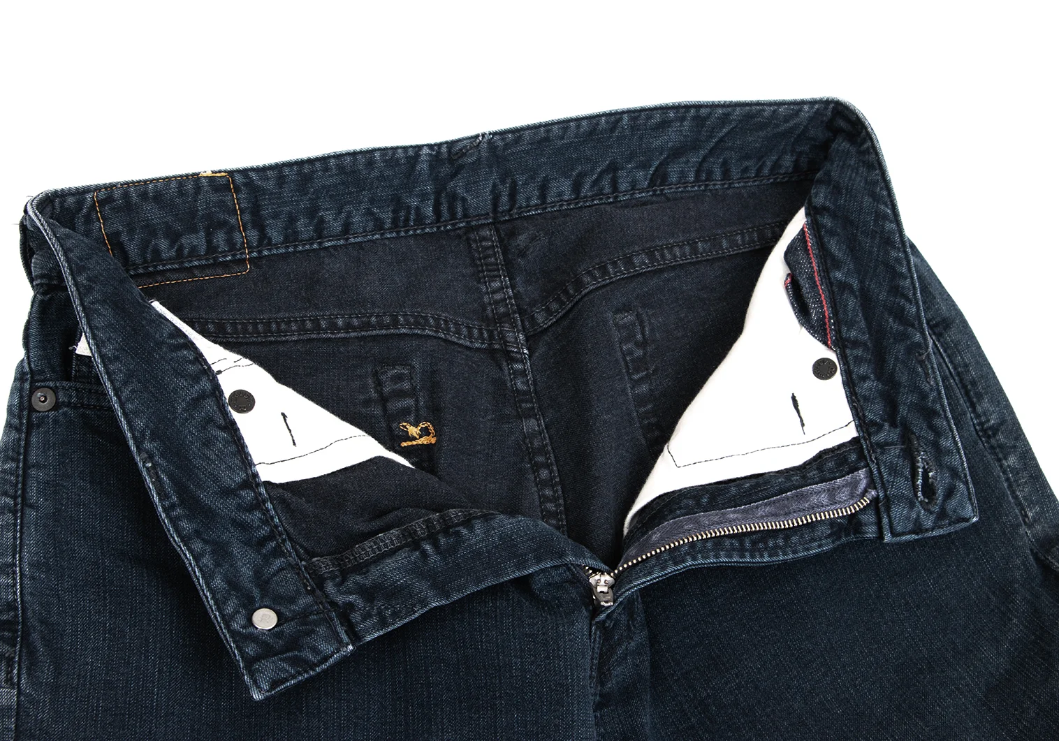 45rpm 45R 藍染レザーパッチデニムパンツ インディゴ28 (K-160691)