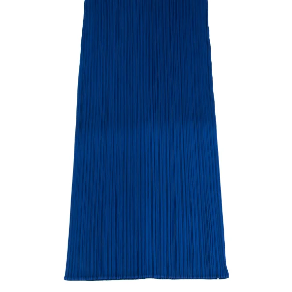 プリーツプリーズPLEATS PLEASE プリーツ袖変形ワンピース 青3 (K-161445)