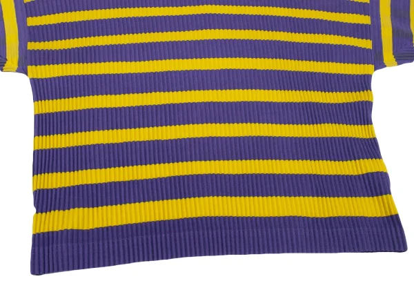 イッセイミヤケミーISSEY MIYAKE me バイカラーファインニットプリーツ